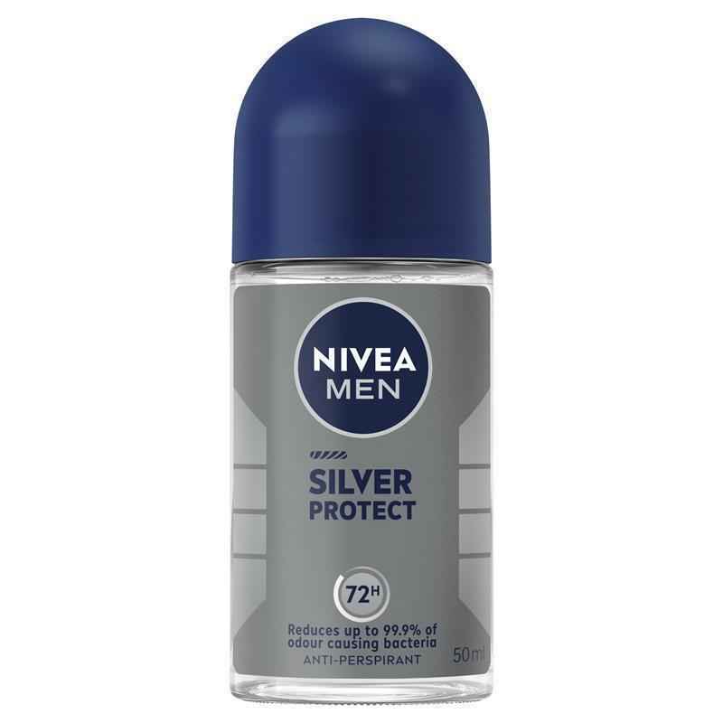 NIVEA MEN Deodorant Roll On Silver Protect 50ml
