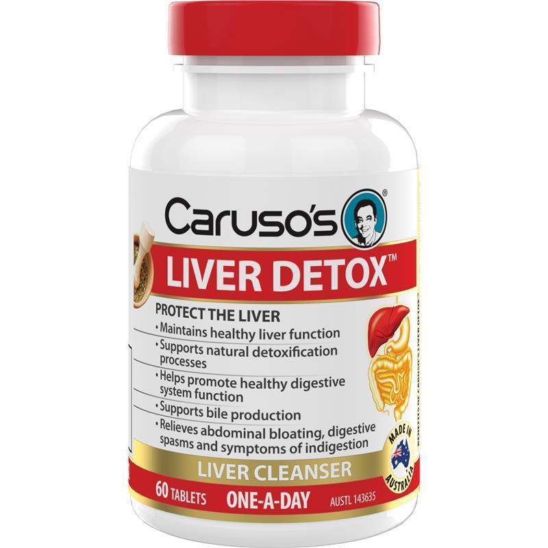 Carusos Liver Clear Detox 60 Tablets