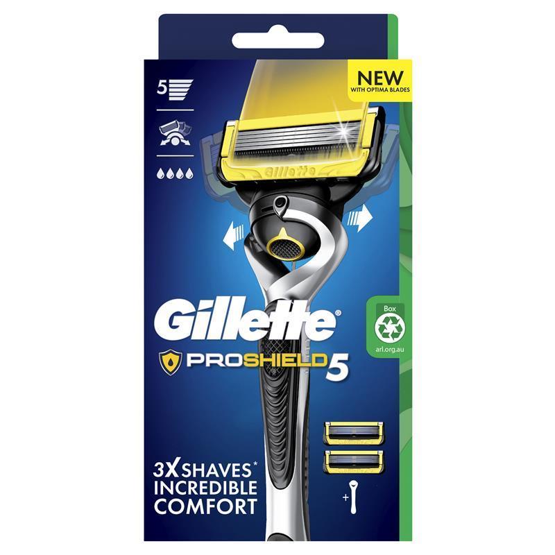 Gillette Fusion ProShield Razor + 1 Blade Refills