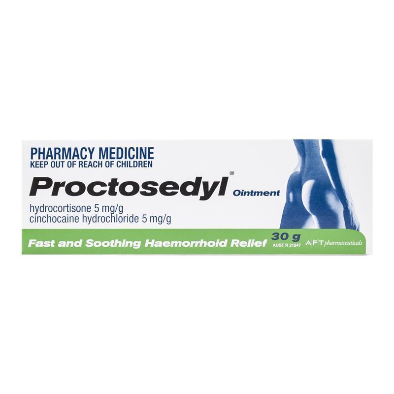 Proctosedyl Haemorrhoids Relief Ointment Cream 30g - GimmeNow