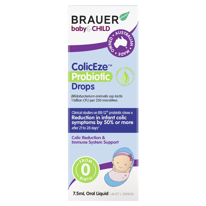 Brauer ColicEze Probiotic Drops For Infants 7.5ml - GimmeNow