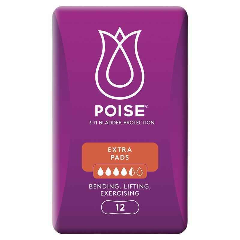 Poise Pads Extra 12 Pack