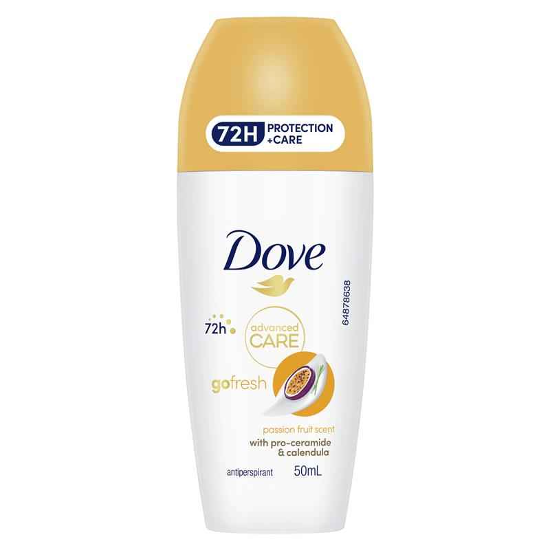 Dove Women Advanced Care Antiperspirant Deodorant 72h Roll On Passionfruit 50ml