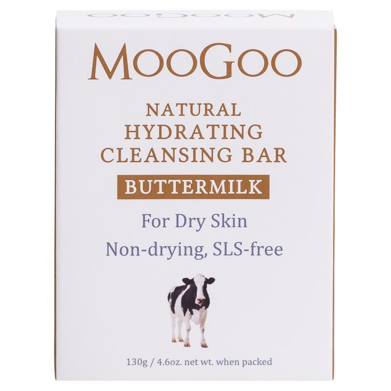 MooGoo Hydrating Cleansing Bar Fresh Buttermilk 130g