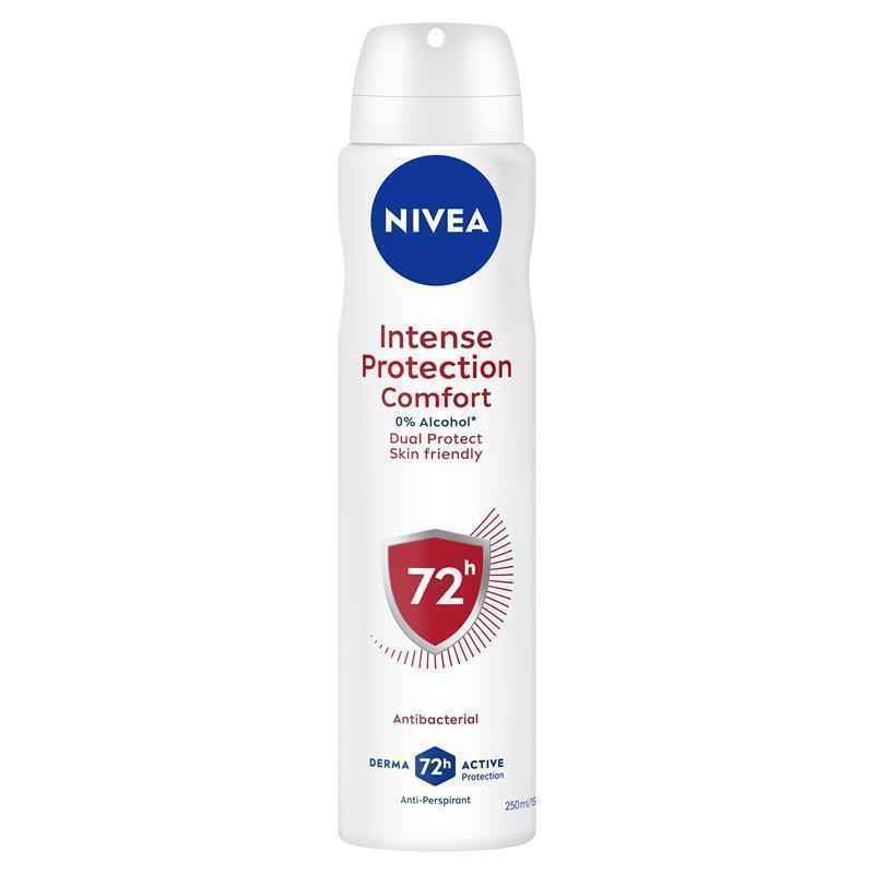 NIVEA Intense Protection Comfort Aerosol Deodorant 72H Protection 250ml