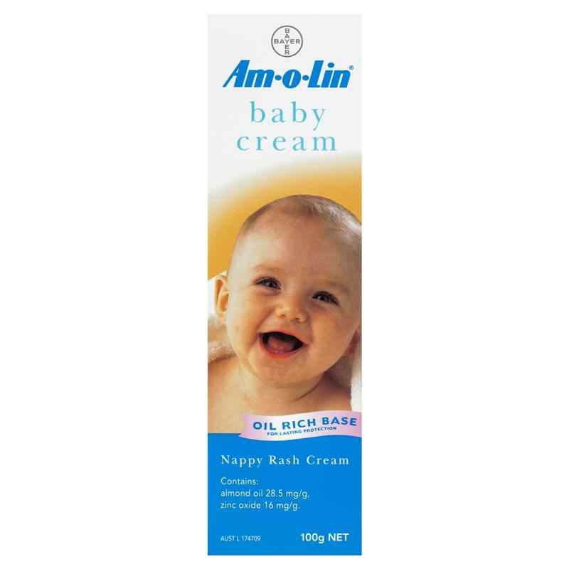 Amolin Baby Cream for Nappy Rash Tube 100g