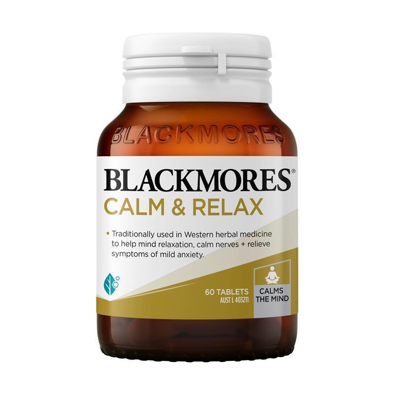 Blackmores Calm & Relax 60 Tablets - GimmeNow