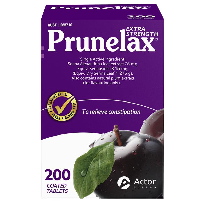 Prunelax 200 Tablets Exclusive Size - GimmeNow