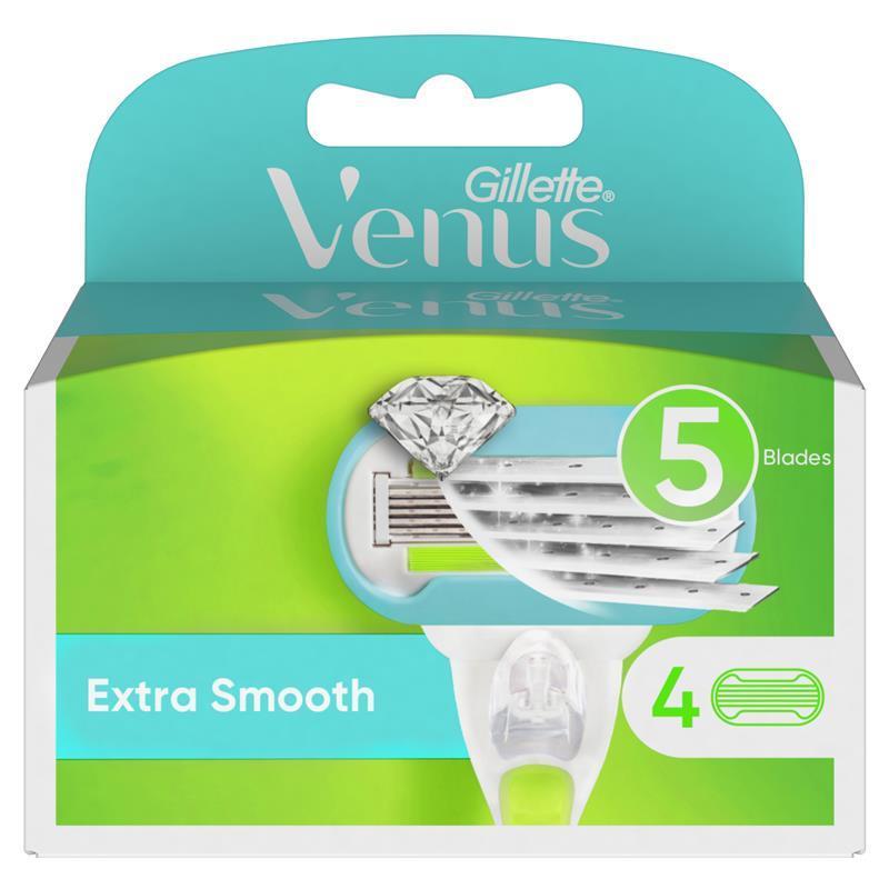 Gillette Venus Extra Smooth Blade Refills 4 Pack