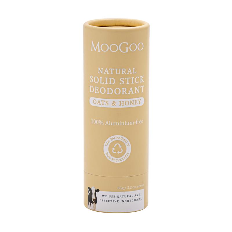 Moogoo Natural Solid Stick Deodorant Oats & Honey 65g