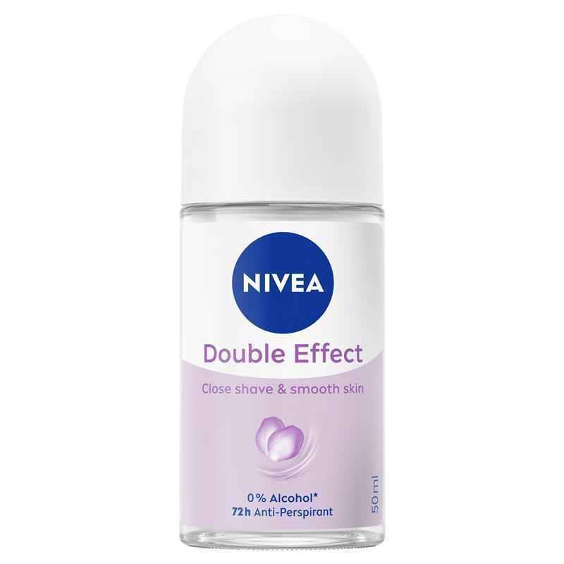 NIVEA Double Effect Roll On Deodorant 72H Protection 50ml