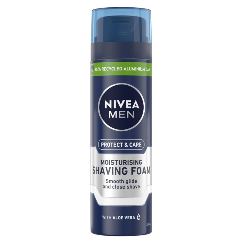 NIVEA MEN Protect & Care Shaving Foam Moisturising 200ml - GimmeNow