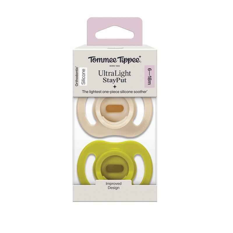 Tommee Tippee Ultralight Soother Day 6-18 Months 2 Pack