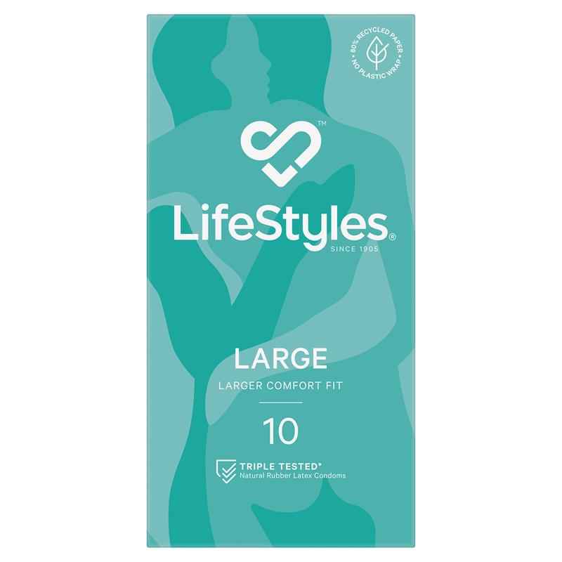 LifeStyles Condoms Large 10 Pack