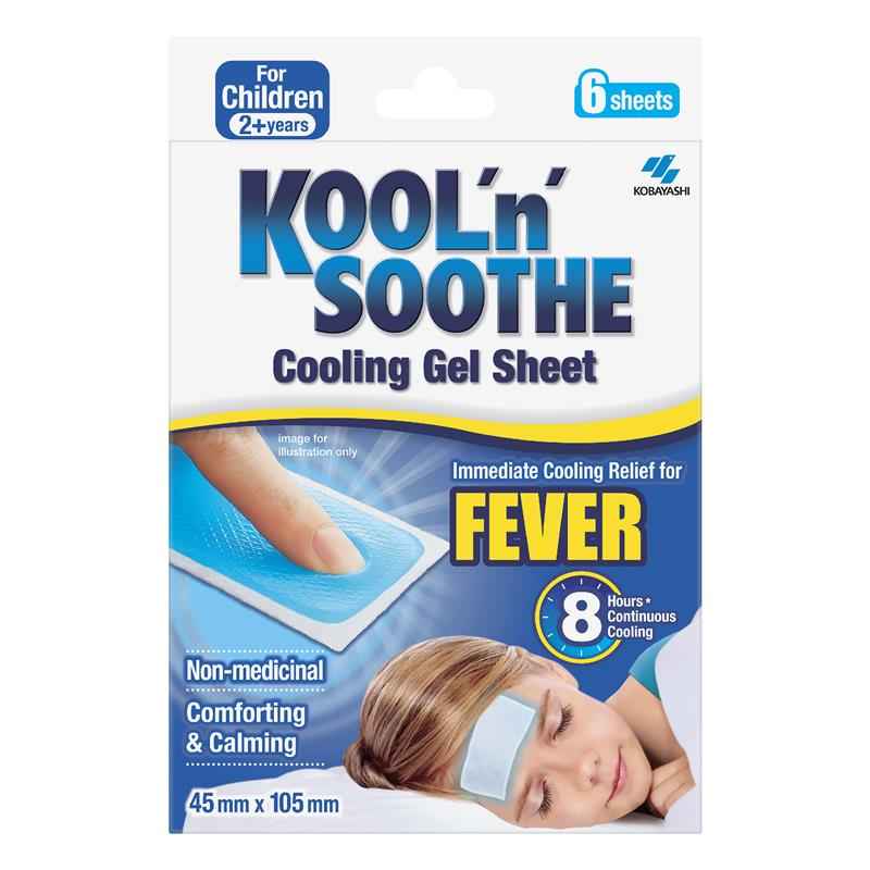 Kool n Soothe Kids Fever Relief - 6 Sheets