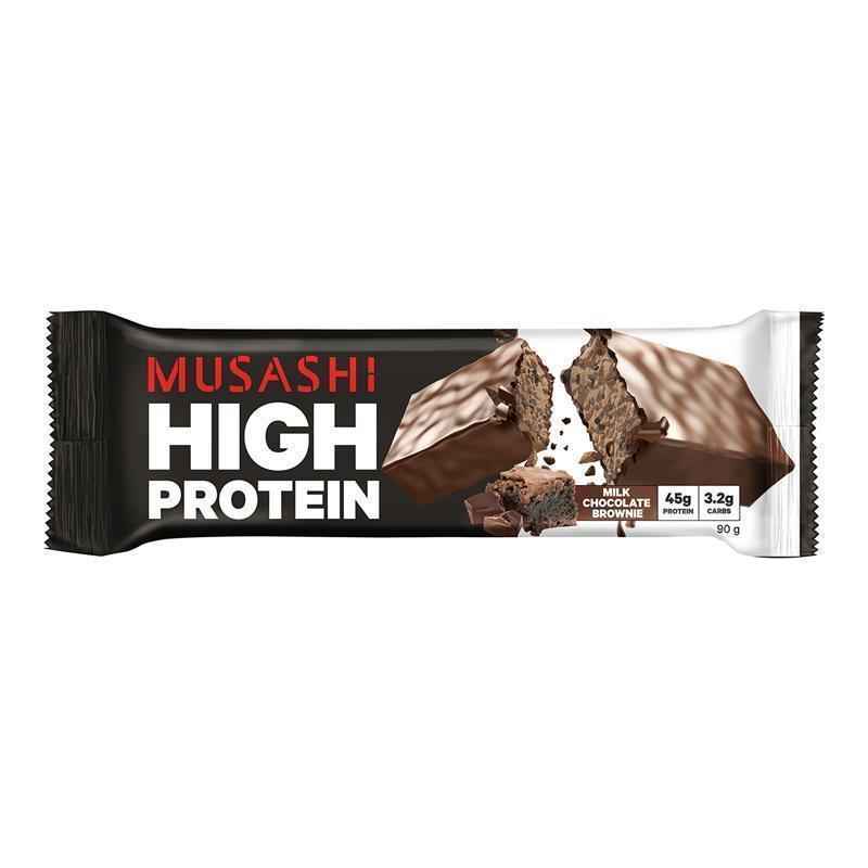 Musashi High Protein Bar Chocolate Brownie 90g