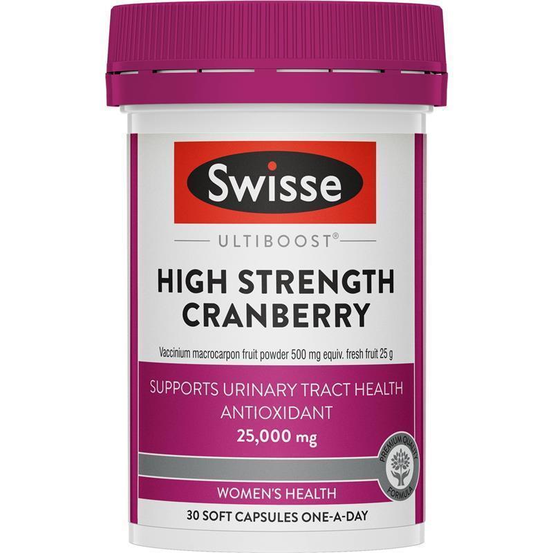 Swisse Cranberry 25000mg 30 Capsules - GimmeNow