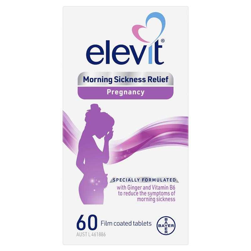 Elevit Morning Sickness Relief Pregnancy 60 Tablets - GimmeNow