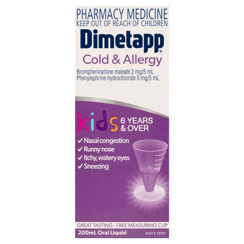 Dimetapp Cold and Allergy 200mL