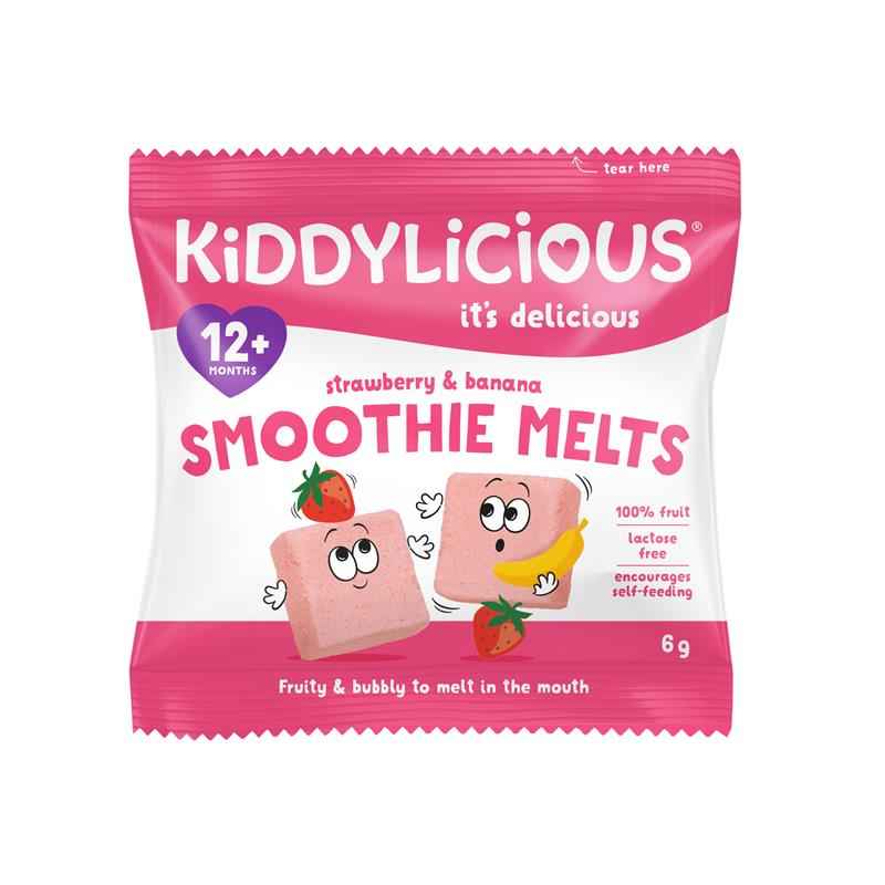Kiddylicious Melts Strawberry and Banana 6g