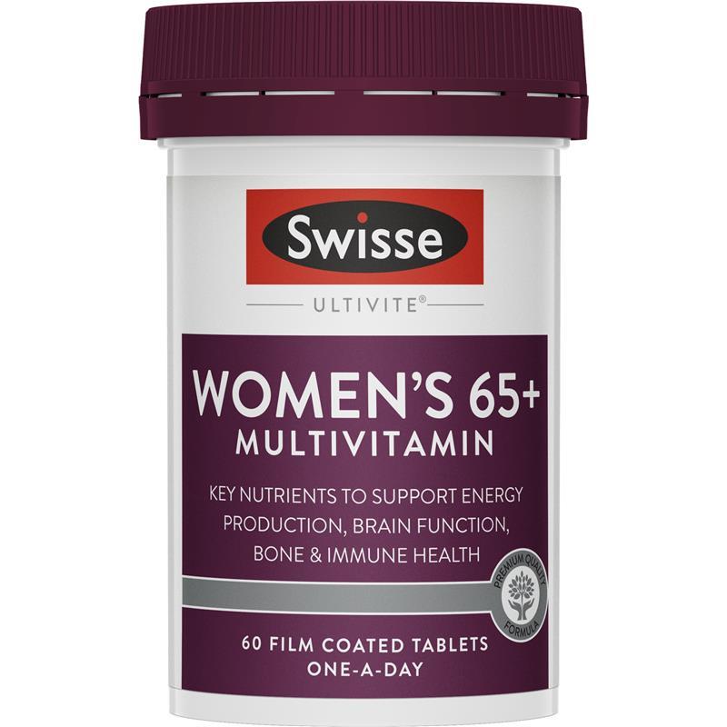 Swisse Womens Multivitamin 65+ 60 Tablets - GimmeNow