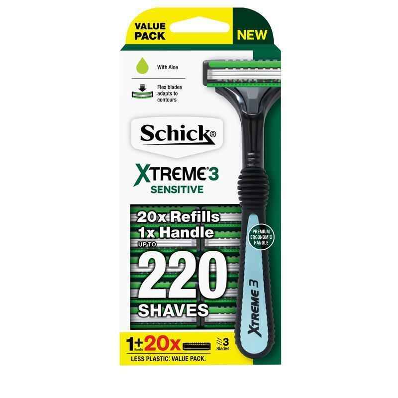Schick Xtreme 3 Kit Hybrid 20 Pack