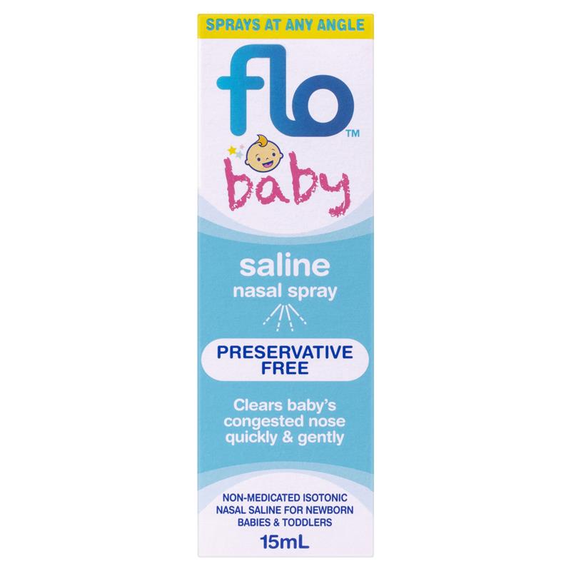 FLO Baby Saline Nasal Spray 15ml - GimmeNow