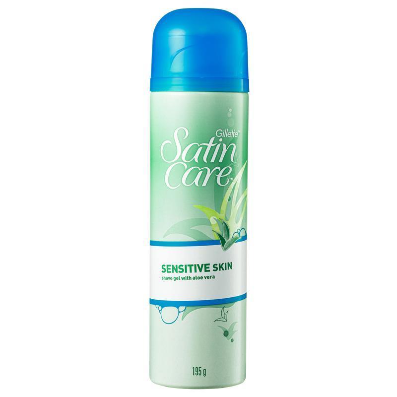Gillette Venus Satin Care Sensitive Skin Shaving Gel 195g - GimmeNow