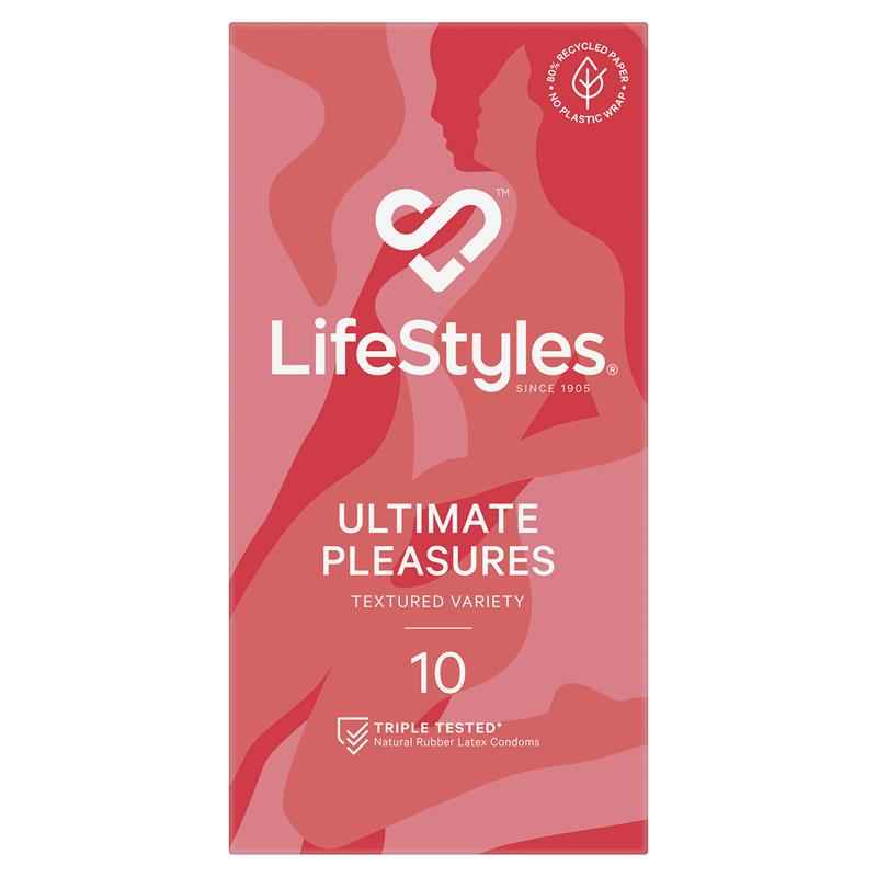 Lifestyles Ultimate Pleasures Condoms 10 Pack