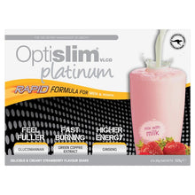 Optislim VLCD Platinum Strawberry Shake 21x25g Sachets - GimmeNow