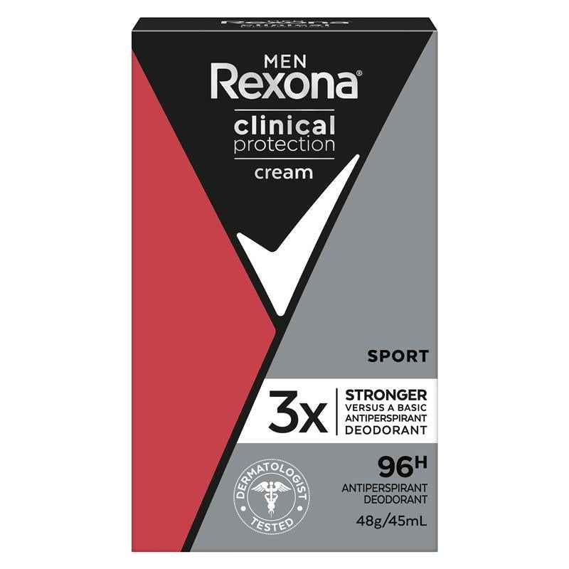 Rexona Men Clinical Protection Antiperspirant Cream Stick Sport 45ml