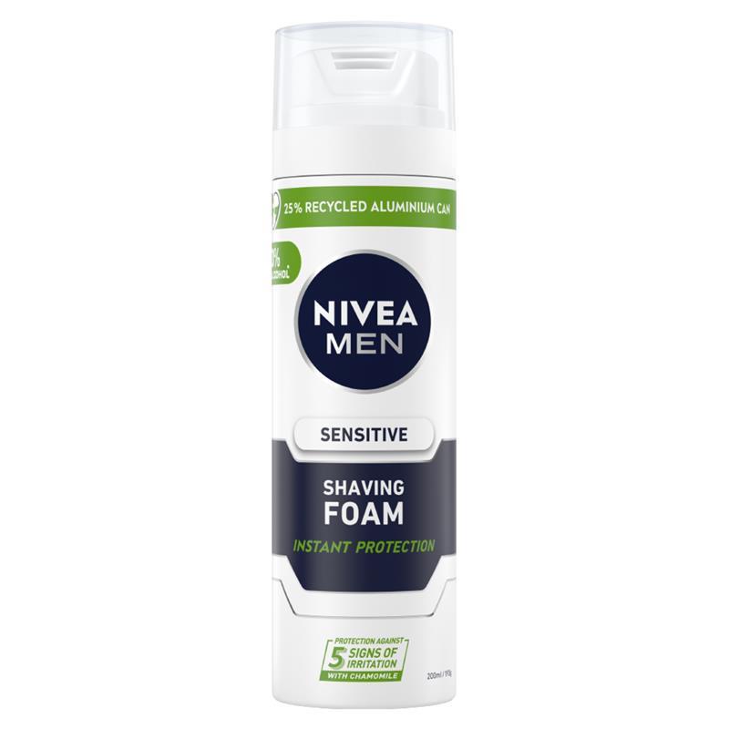 NIVEA MEN Sensitive Shaving Foam Instant Protection 200ml