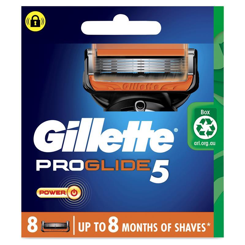 Gillette Fusion Proglide Power Razor Blades 8 Pack - GimmeNow