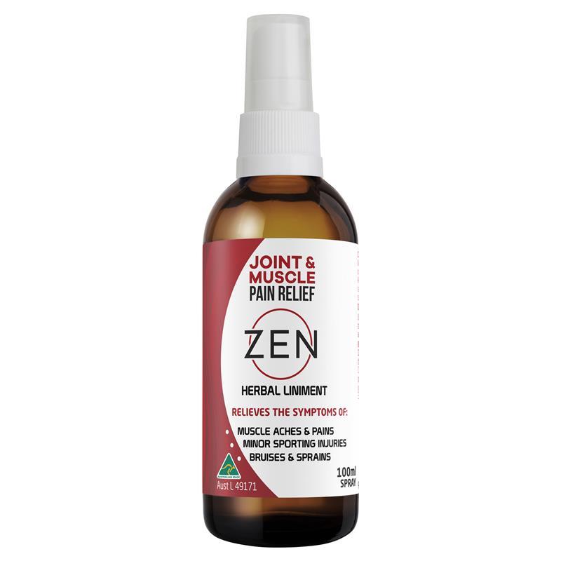 Zen Joint & Muscle Relief Herbal Liniment Spray 100ml - GimmeNow