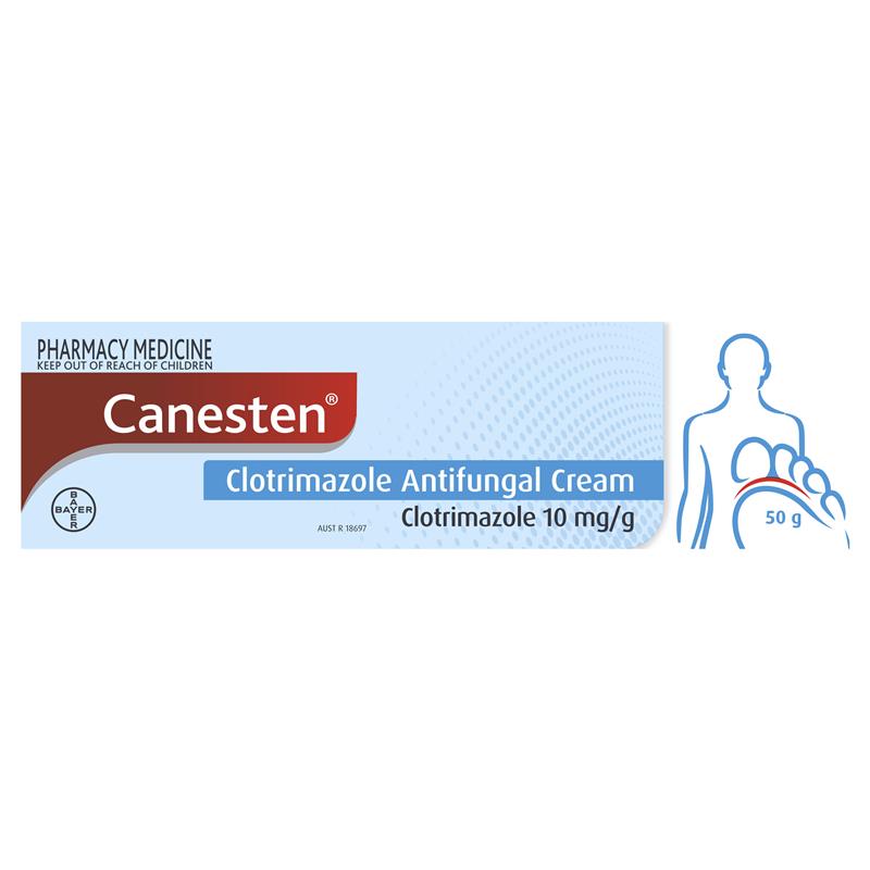 Canesten 1% Clotrimazole Antifungal Cream 50g - GimmeNow