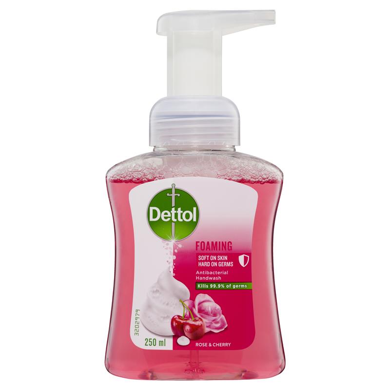 Dettol Foam Antibacterial Hand Wash Rose and Cherry in Bloom 250 ml - GimmeNow
