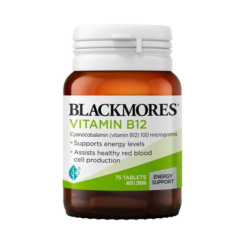 Blackmores B12 100MCG 75 Tablets - GimmeNow