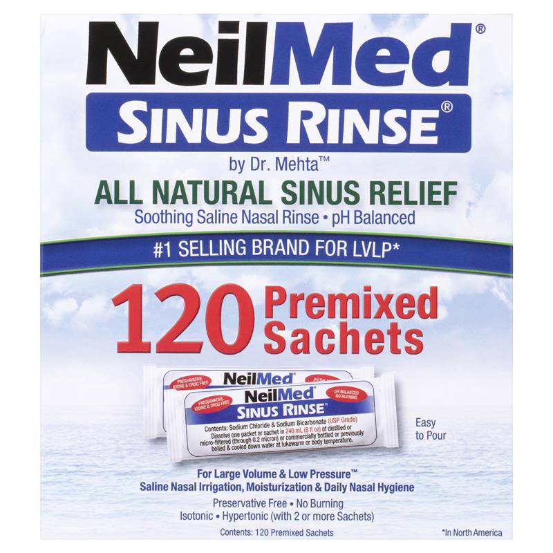 NeilMed Sinus Rinse 120 Sachets - GimmeNow