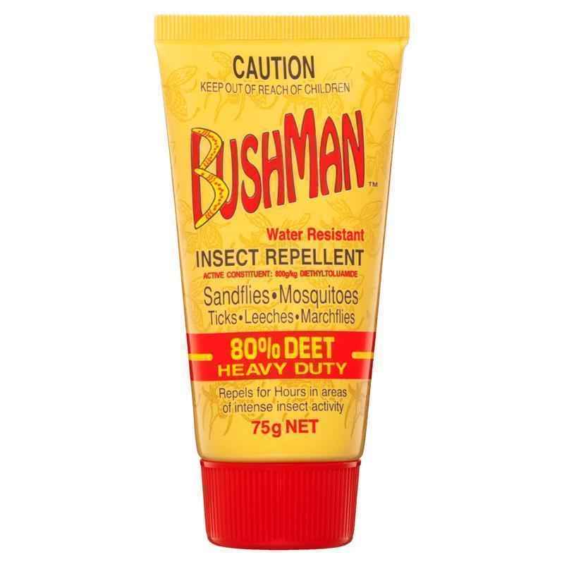 Bushman Heavy Duty 80% Deet Insect Repellent 75g