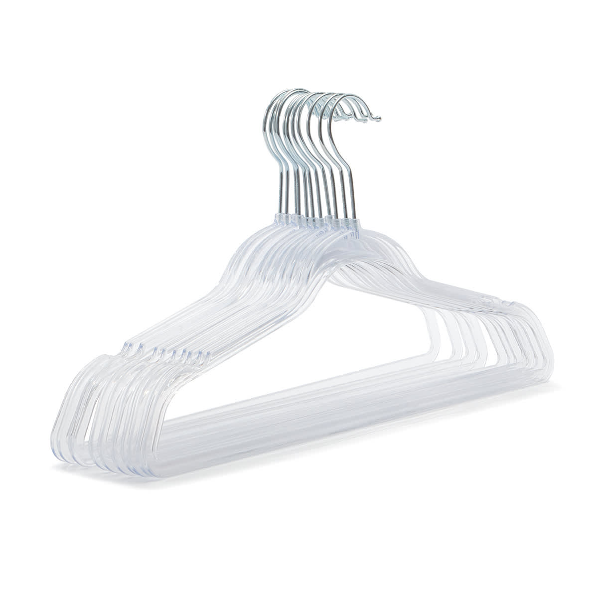 12 Pack Clear Hangers
