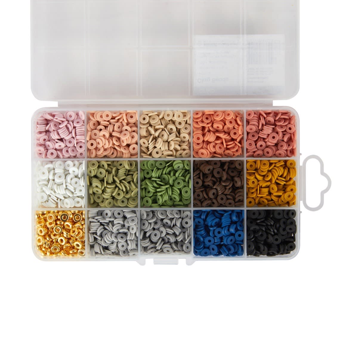 Clay Beads - Natural