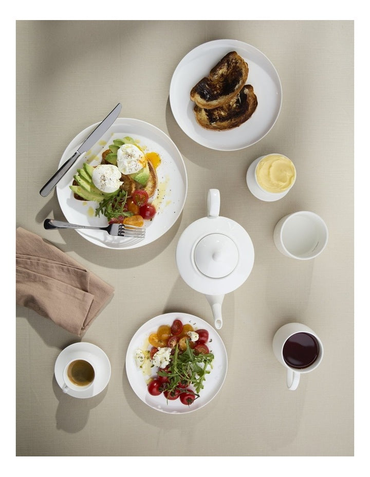 Basics High Rim Plate 23cm in White