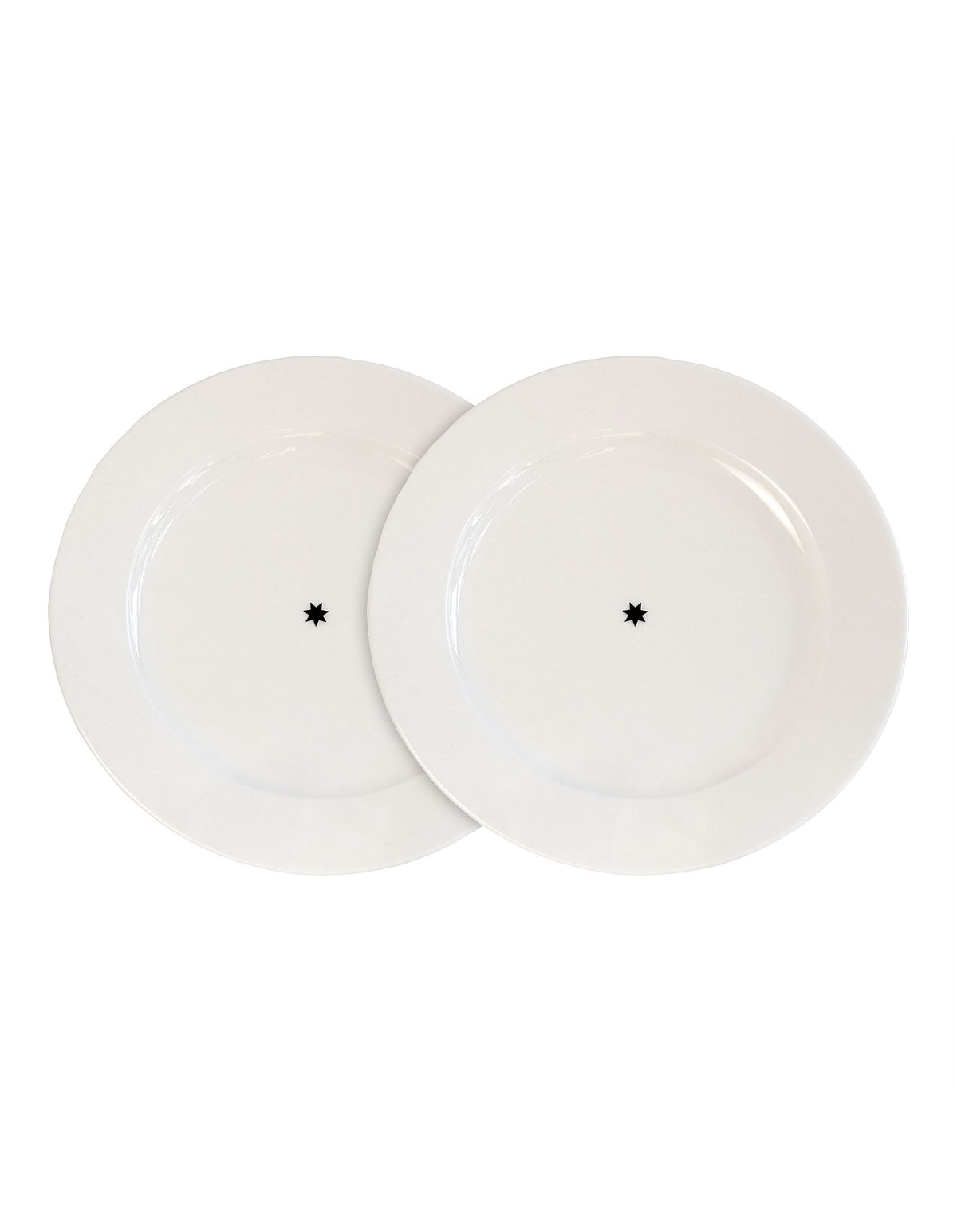 STAR DESSERT PLATES - Set of 2