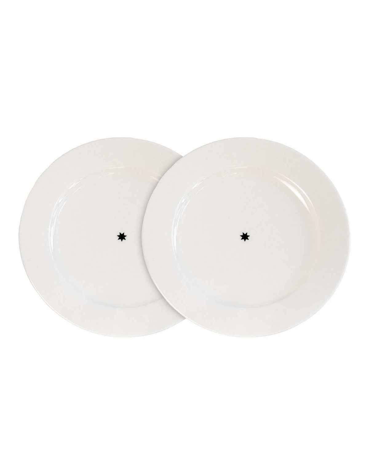 STAR DESSERT PLATES - Set of 2