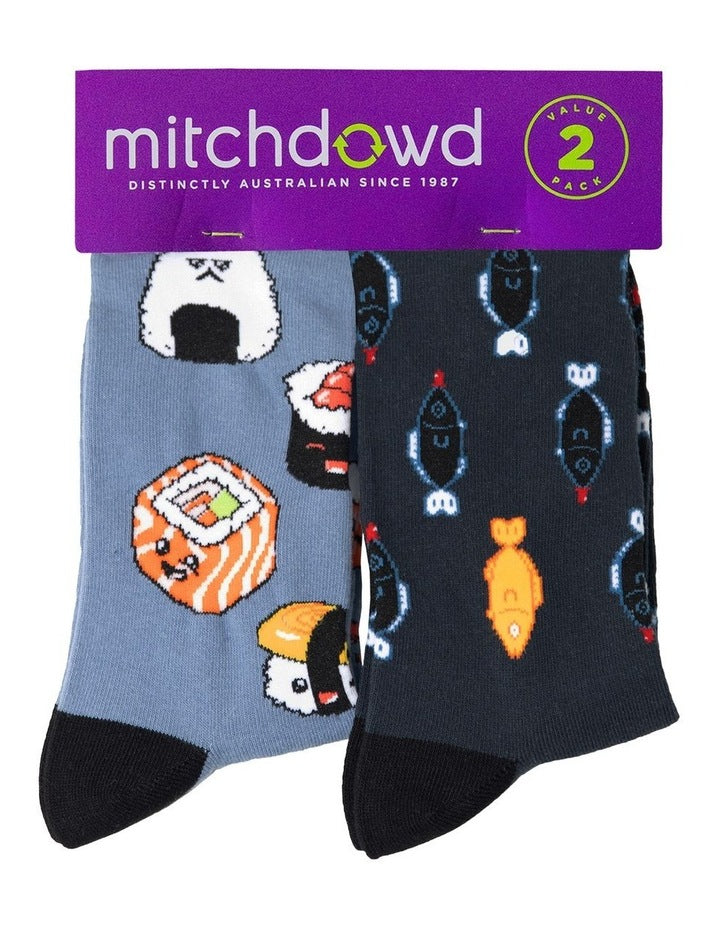 Sushi Socks 2 Pack in Multi