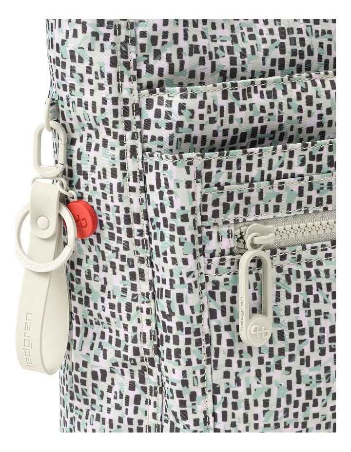 Orva Crossbody Bag in Grey Print