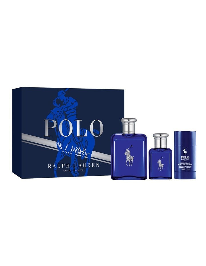Polo Blue EDT 125ml Set (Includes Polo Blue EDT 40mL & Deodorant)