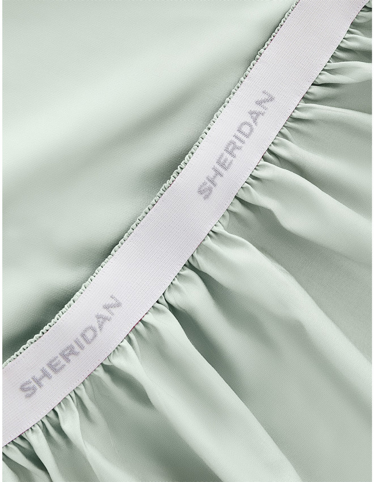 1200TC ULT SATEEN KING 50CM Fitted SHEET IN LIGHT PEPPERMINT