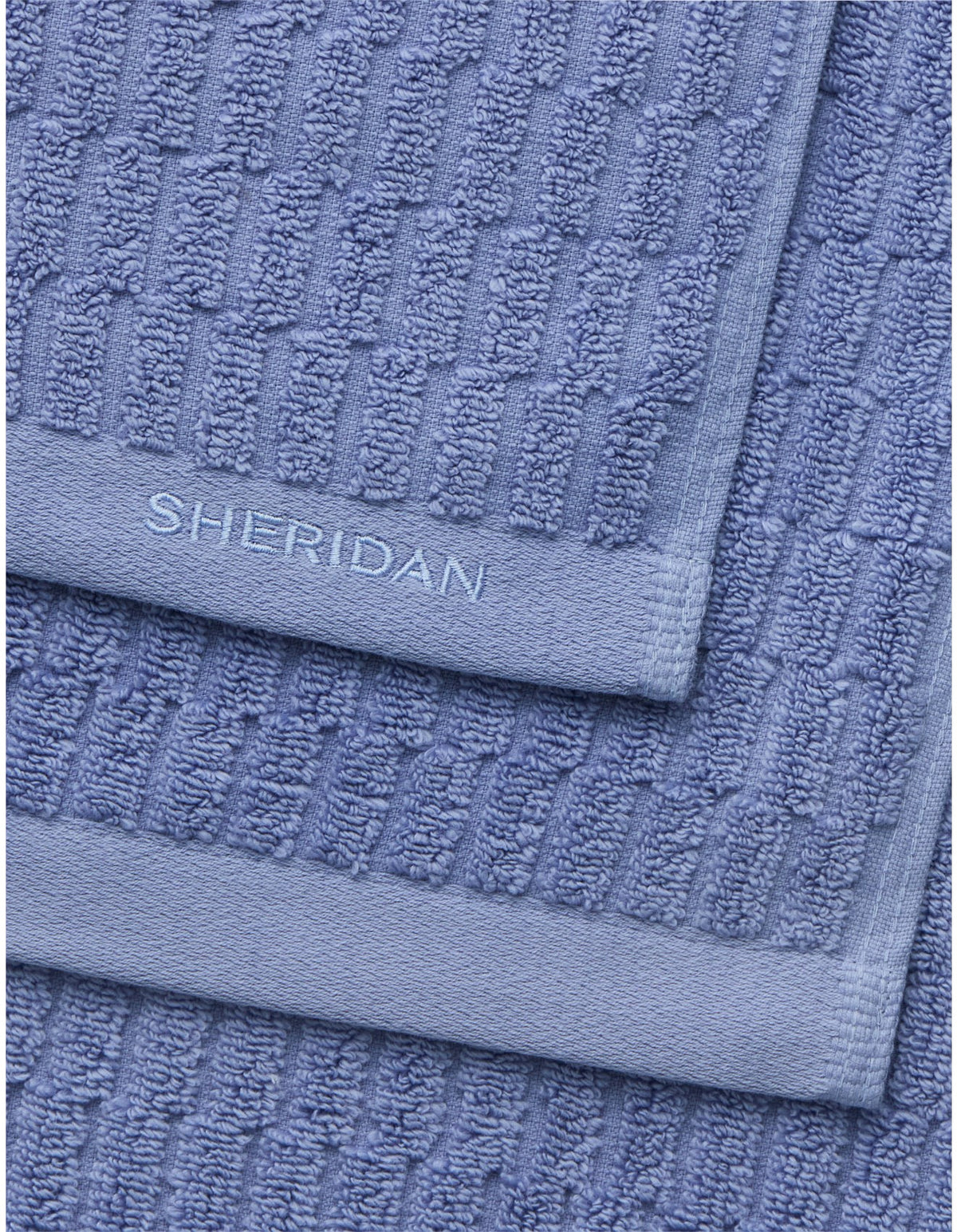 HARRISON BATH SHEET IN CORNFLOWER