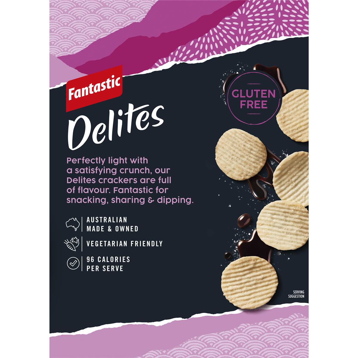 Fantastic Delites Snacks Sea Salt & Balsamic Vinegar 100g